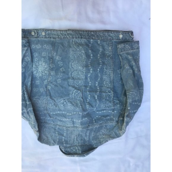 Denim Jean Trucker Boho Jacket Wild Fable NWT Size XL - Picture 6 of 6